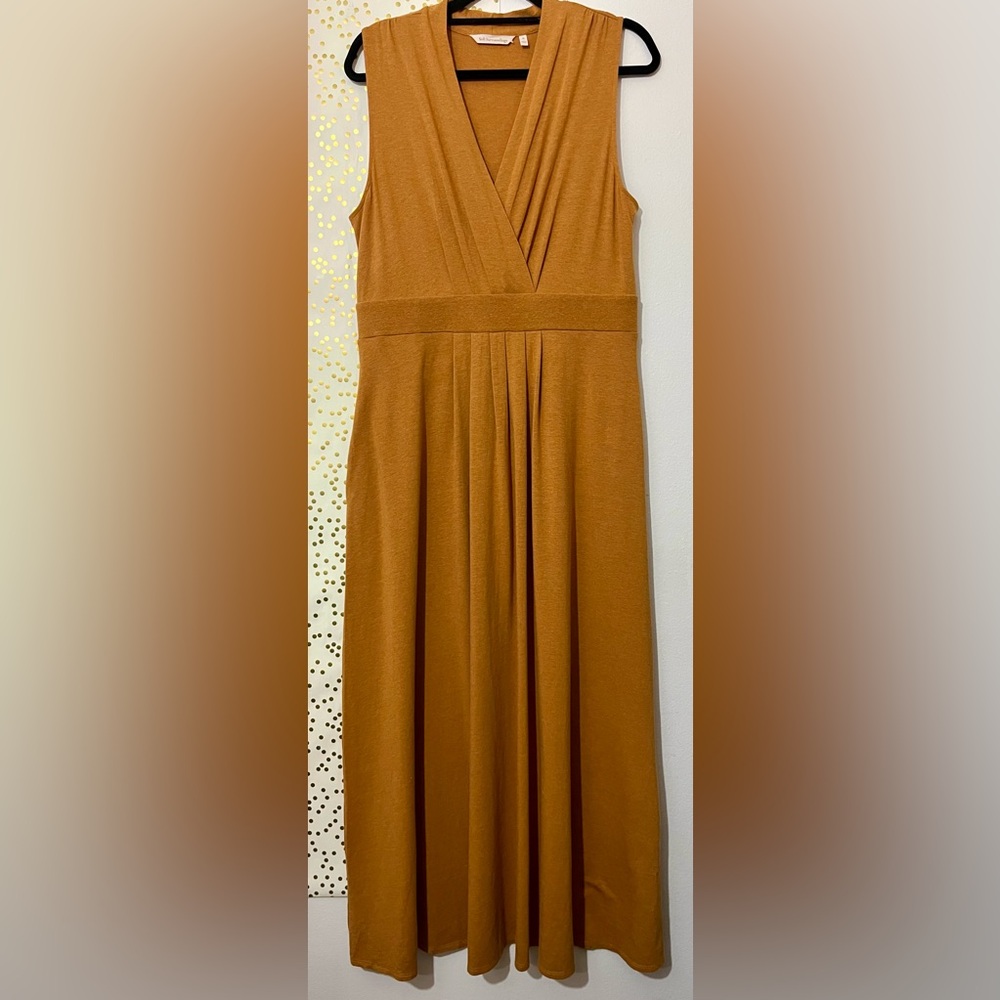 Soft Surroundings Mustard Maxi Dress